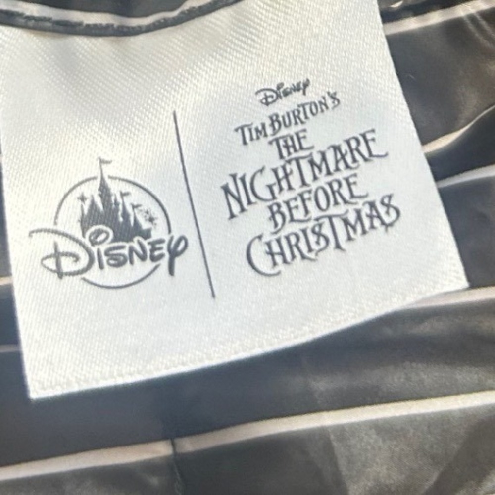 Disney Nightmare Before Christmas Jack Skellington Reversible Puffer Jacket L